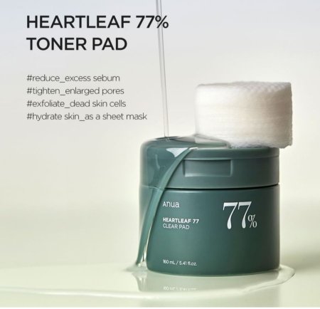 HEARTLEAF 77% TONER PAD